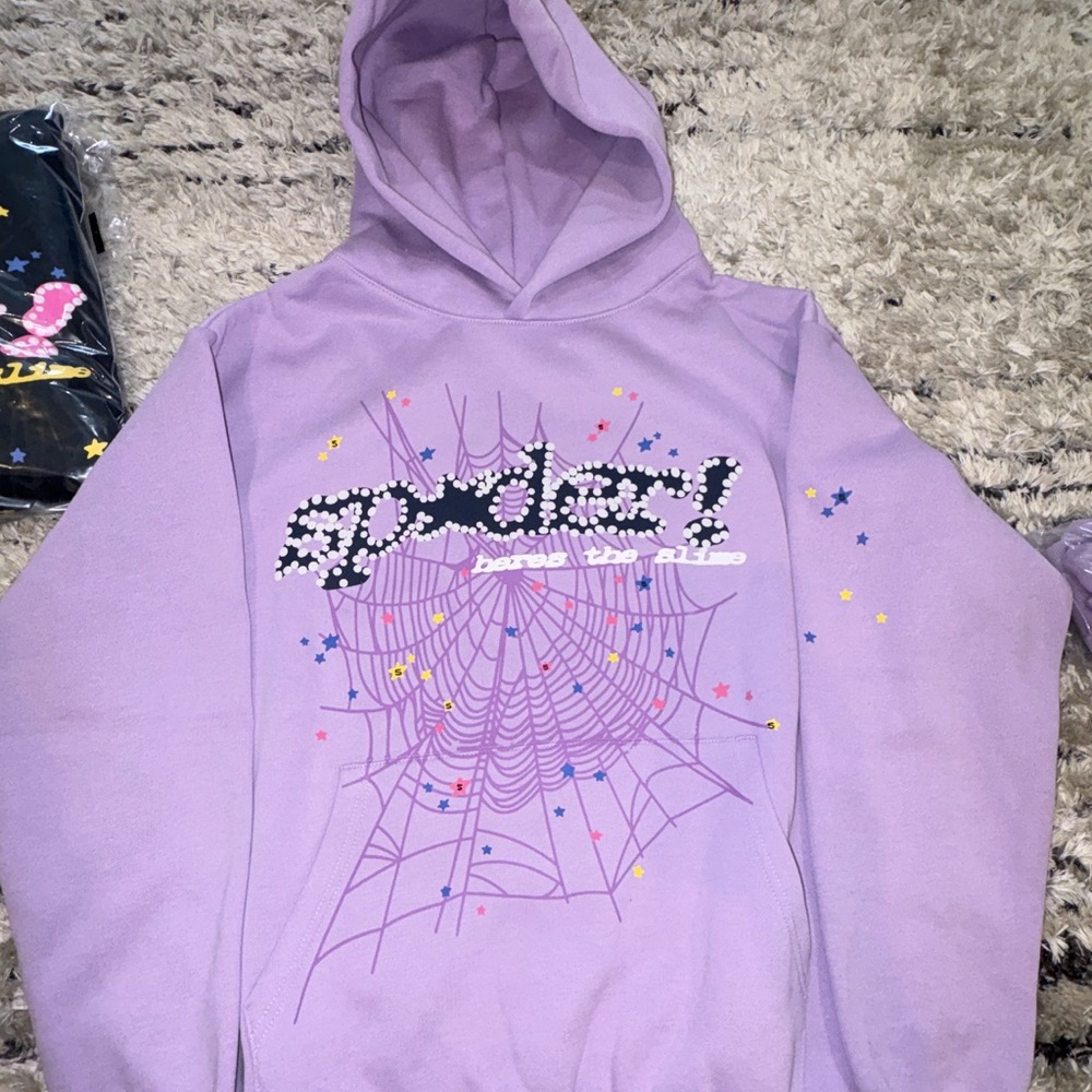 Purple Spider Hoodie (Medium)